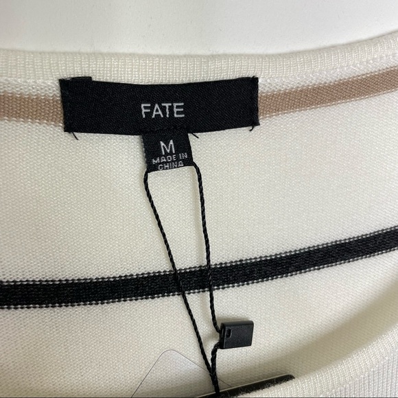 Stitch Fix l Fate Striped Pullover Sweater, Medium - Picture 2 of 9